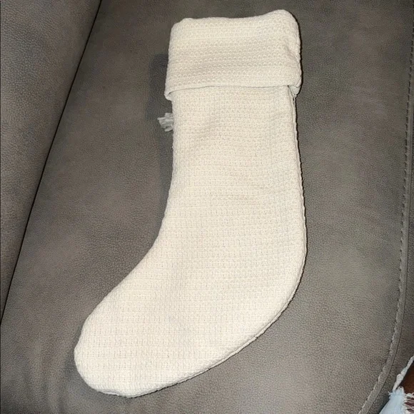 Wondershop Knit Metallic Thread Starburst and Pom Pom Stocking - Picture 3 of 5